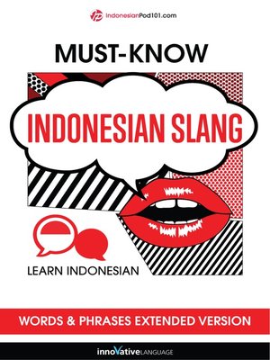 cover image of Must-Know Indonesian Slang Words & Phrases